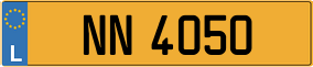 Truck License Plate